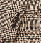 MAN 1924 - Beige Kennedy Slim-Fit Unstructured Prince of Wales Checked Linen Blazer - Beige