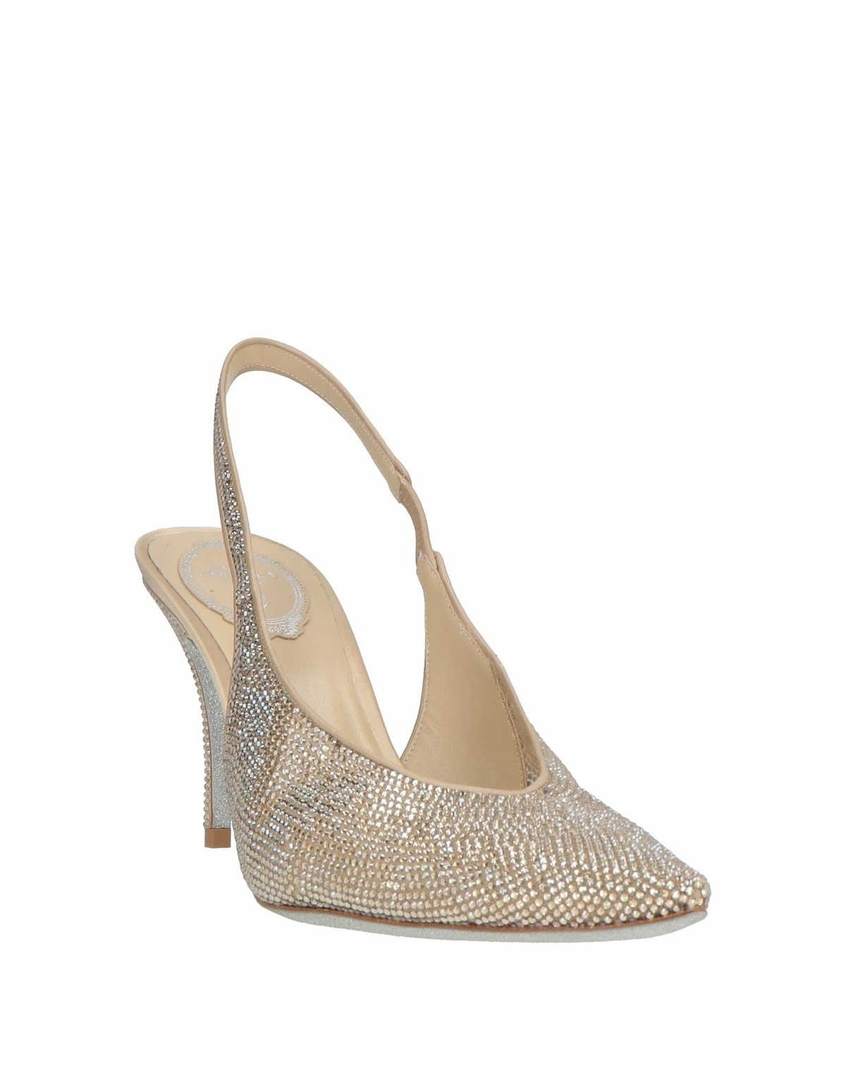 Rene' Caovilla Womens Pumps in Gold