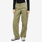Dickies Women's Duck Canvas Cargo Pants in Imperial Green