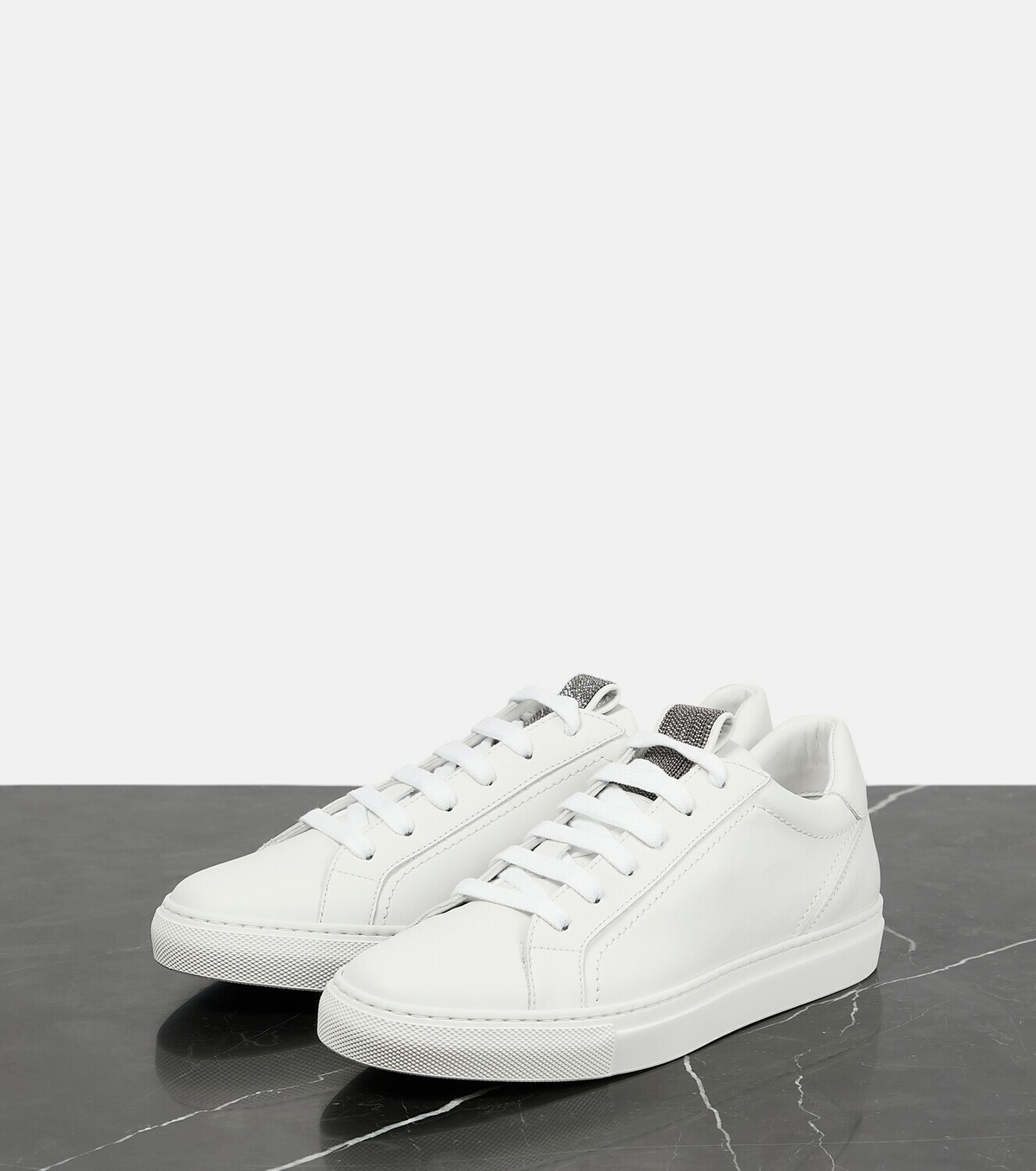 Brunello Cucinelli Leather sneakers Brunello Cucinelli