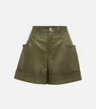 Stouls Tuco high-rise leather shorts