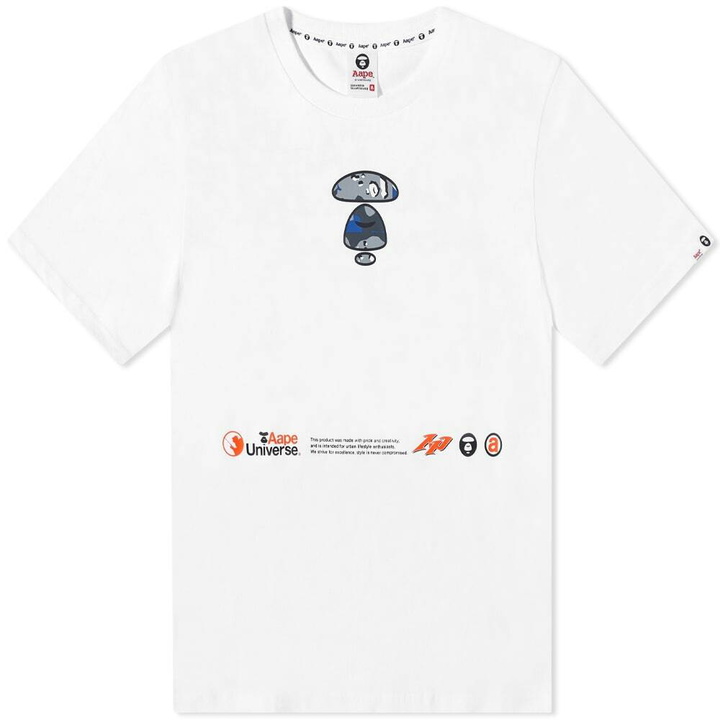 Photo: Men's AAPE Universe T-Shirt in White