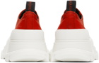 Alexander McQueen Red Tread Slick Sneakers