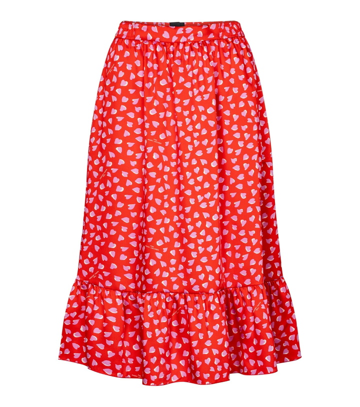 Photo: Marc Jacobs - The Ruffle heart-print midi skirt