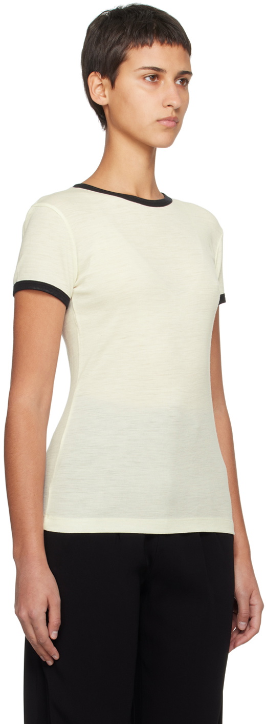 BITE Off-White Crewneck T-Shirt