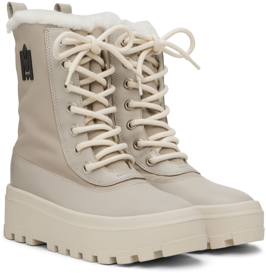 Mackage Taupe Hero Boots Mackage