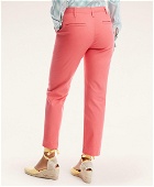 Brooks Brothers Women's Garment Washed Stretch Cotton Chinos | Coral