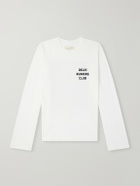 Kardo - Printed Cotton-Jersey T-Shirt - White