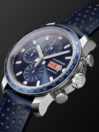 CHOPARD - Mille Miglia GTS Azzurro Chrono Automatic Limited Edition 44mm Stainless Steel and Leather Watch, Ref. No. 168571-3007 - Blue