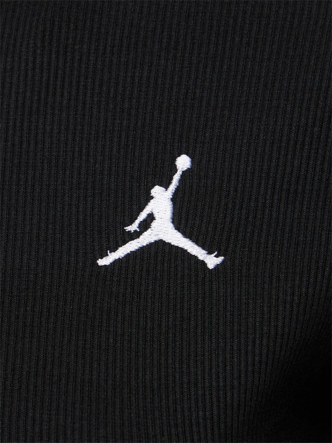 JORDAN Jordan Long Sleeve Jersey Mini Dress