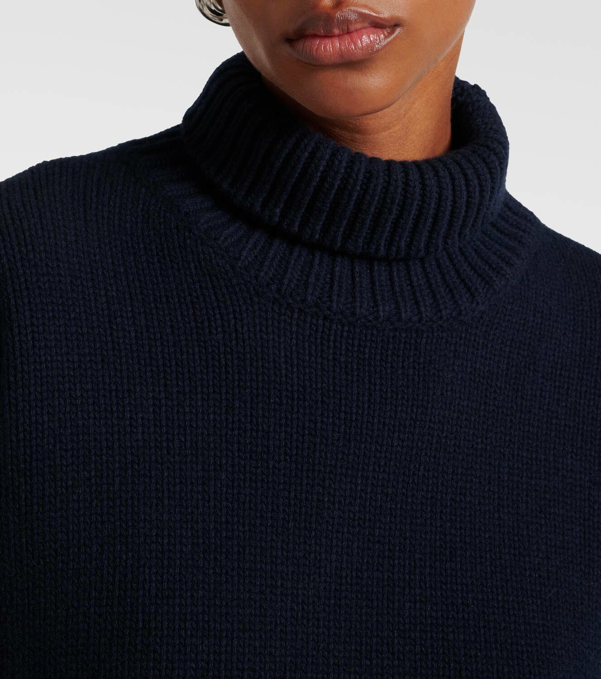 Plan C Wool and cashmere turtleneck sweater