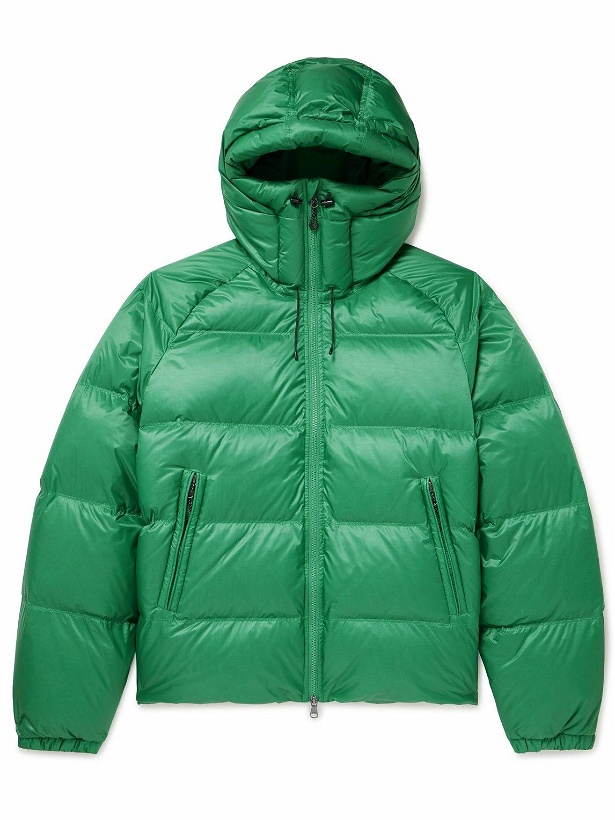 Photo: ARKET - Rubin Quilted Recycled-Ripstop Hooded Jacket - Green