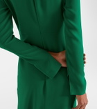 Oscar de la Renta Silk-blend gown