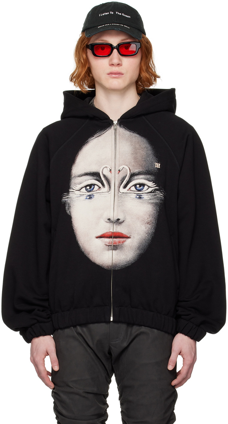 MISBHV graphic-print hoodie - Black