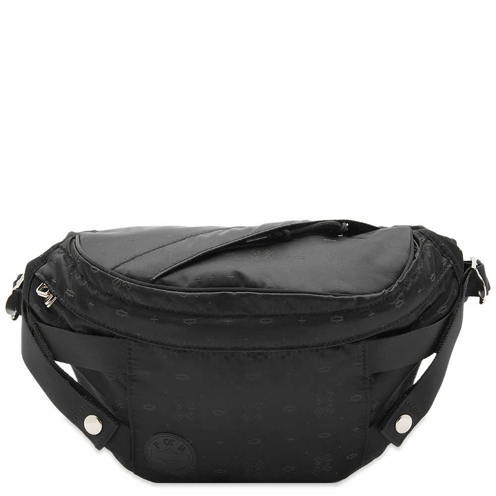 Photo: Porter-Yoshida & Co. Monogram Waist Bag in Black