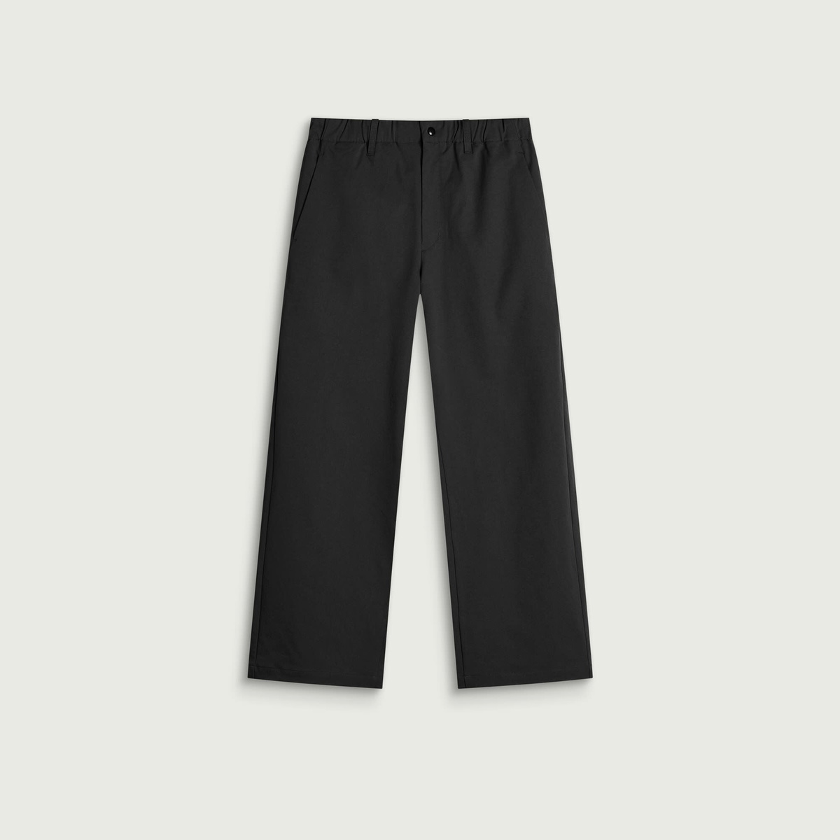 Goldwin Men's Baggy Straight Pants in Black