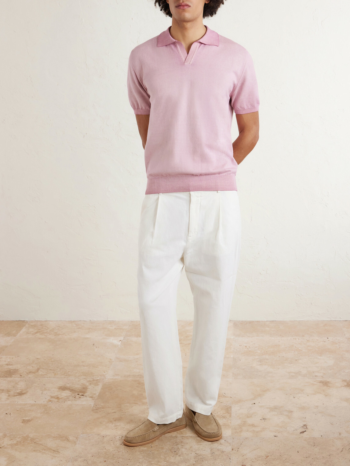 Altea - Cotton Polo Shirt - Pink