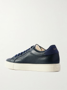 Paul Smith - Basso Suede-Trimmed Leather Sneakers - Blue