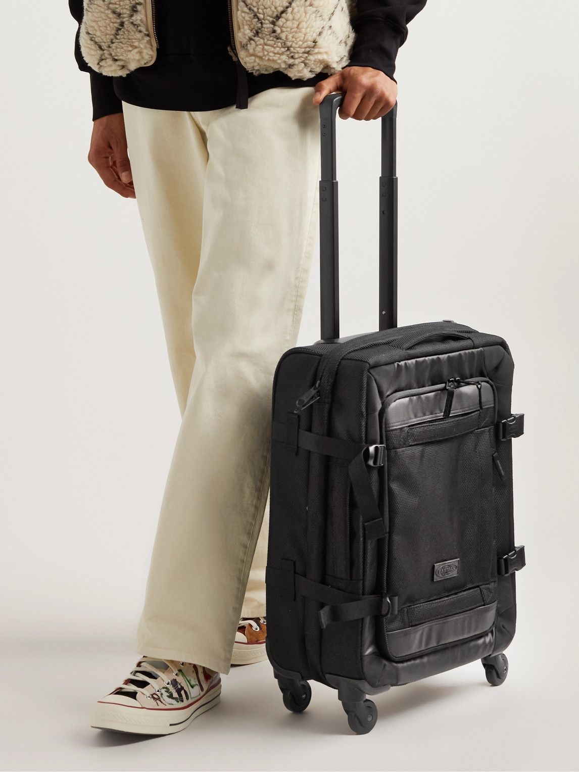 hek harpoen indruk Eastpak - Trans4 Coated-Canvas Trimmed Webbing Carry-On Suitcase Eastpak