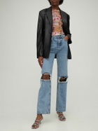 MARCO RAMBALDI Second Skin Printed Mesh Top