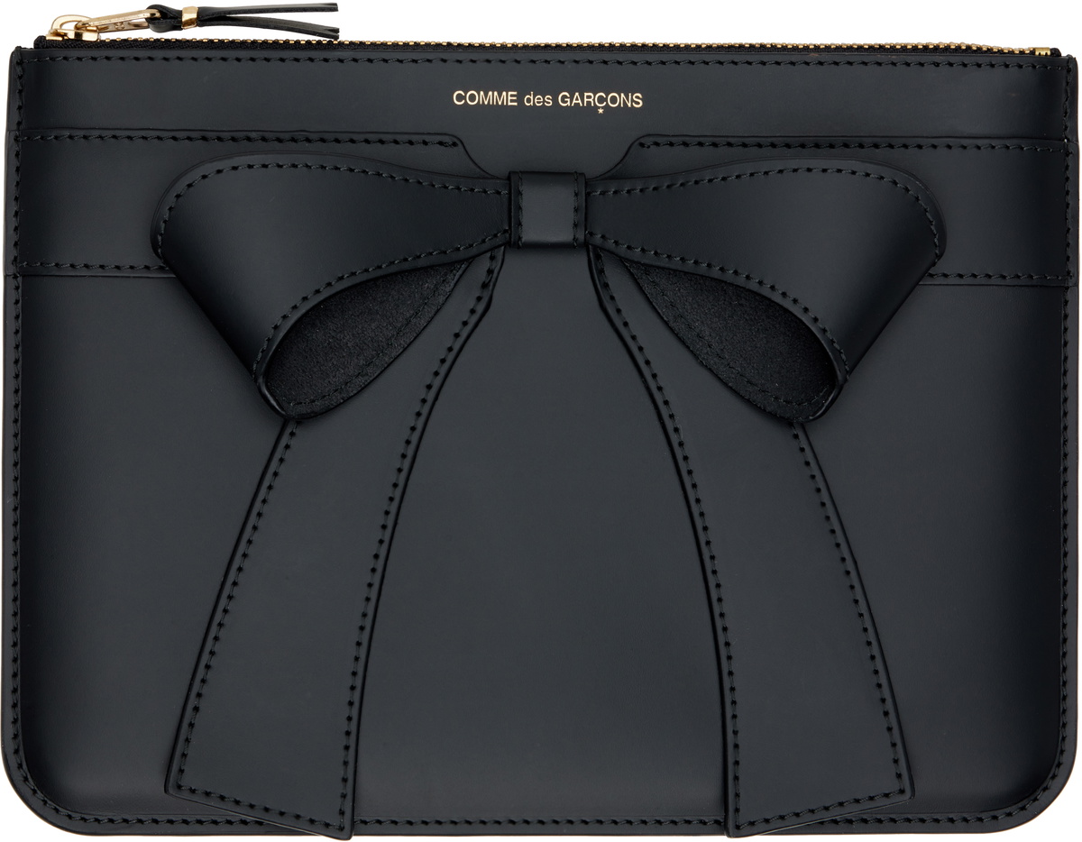 COMME des GARÇONS WALLETS Black Big Bow Wallet