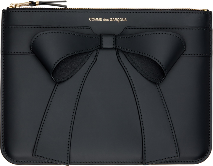 Photo: COMME des GARÇONS WALLETS Black Big Bow Wallet