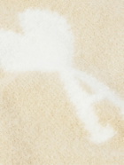 AMI PARIS - Logo-Jacquard Alpaca-Blend Cardigan - Neutrals
