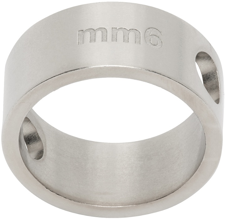 Photo: MM6 Maison Margiela Silver Band Ring