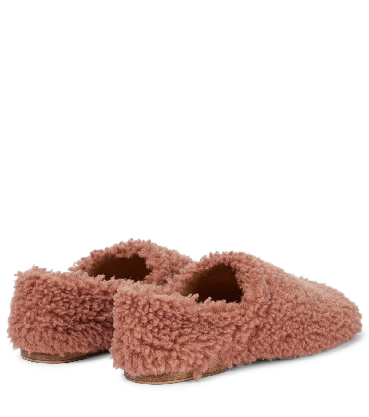 Dries Van Noten - Shearling slippers