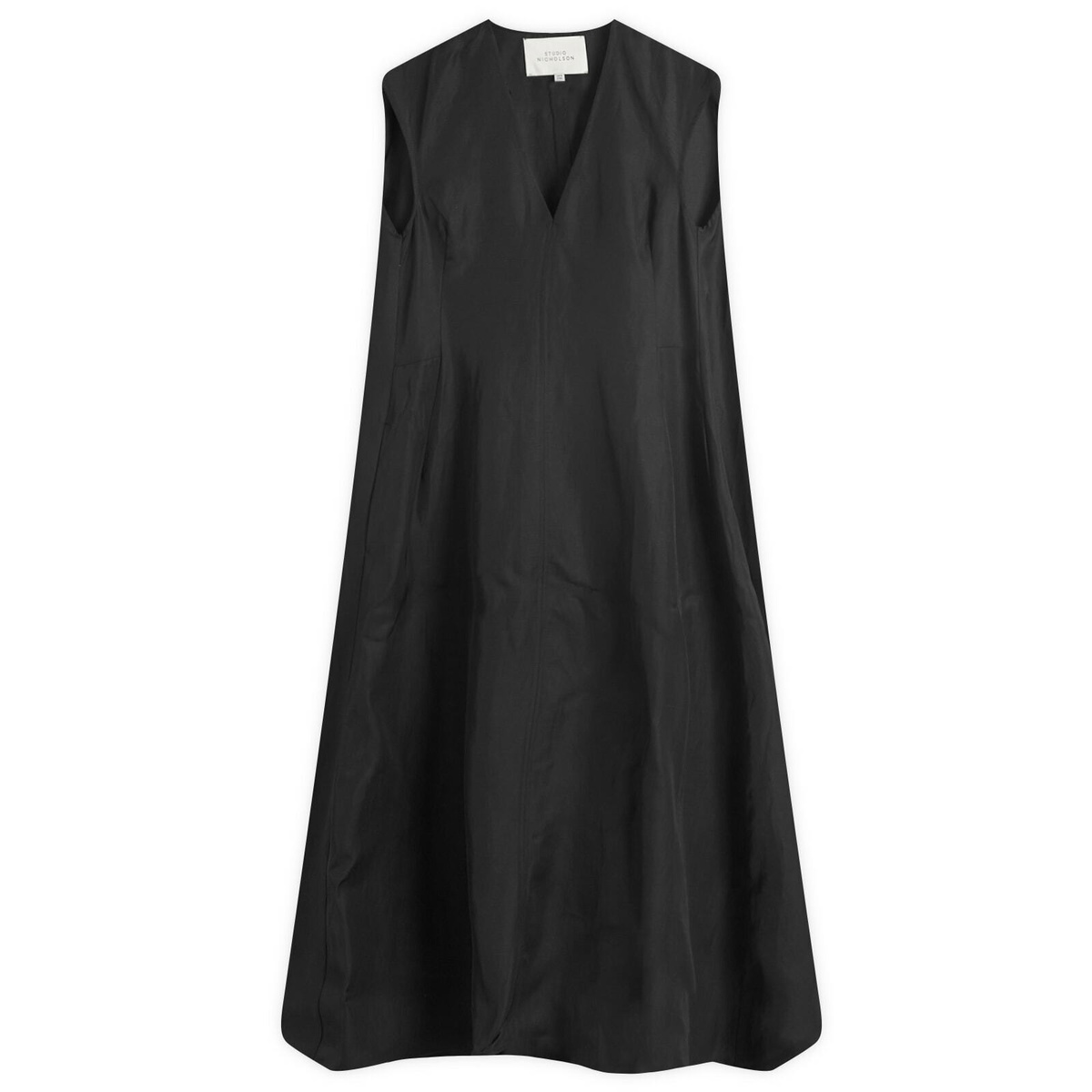 Studio Nicholson Women's Sleeveless Volume Dress in Black