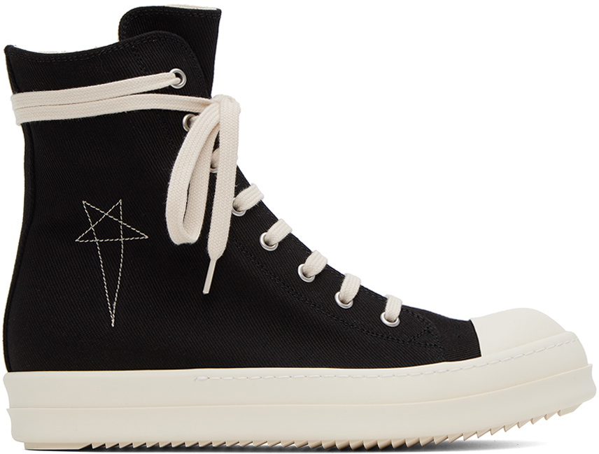 Rick Owens Drkshdw Black Megaturbo Dunk Sneakers Rick Owens Drkshdw