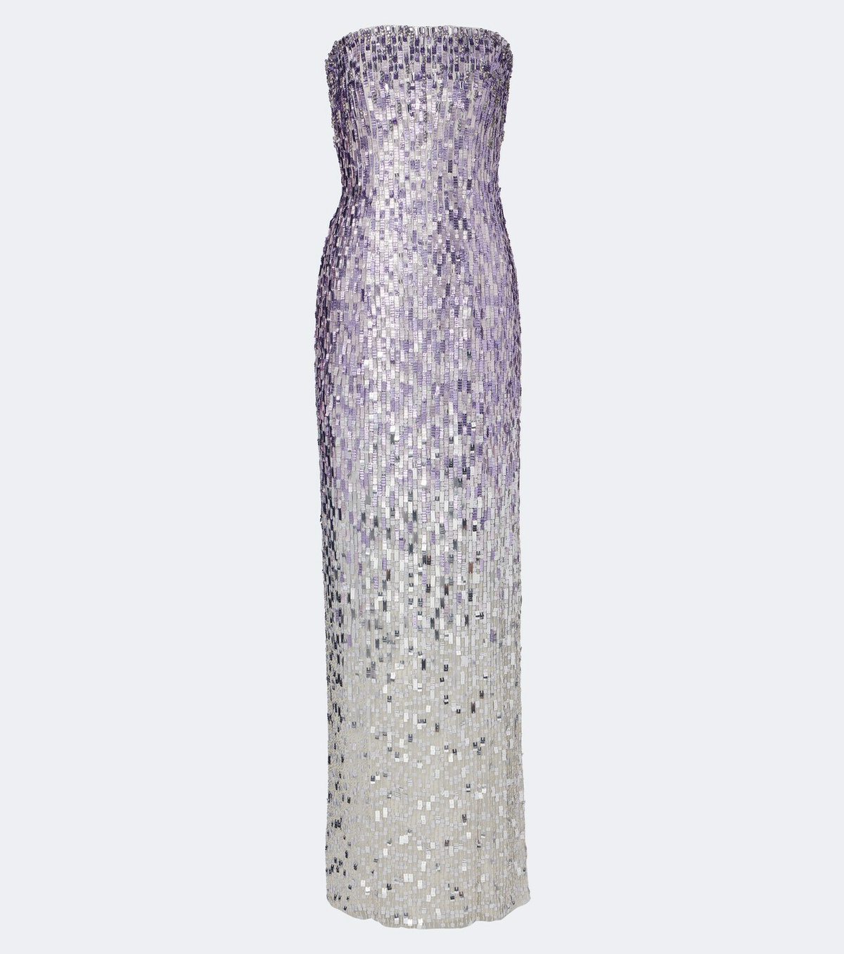 Jenny Packham Lucille sequined strapless gown