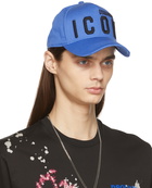 Dsquared2 Blue & Black Icon Logo Cap