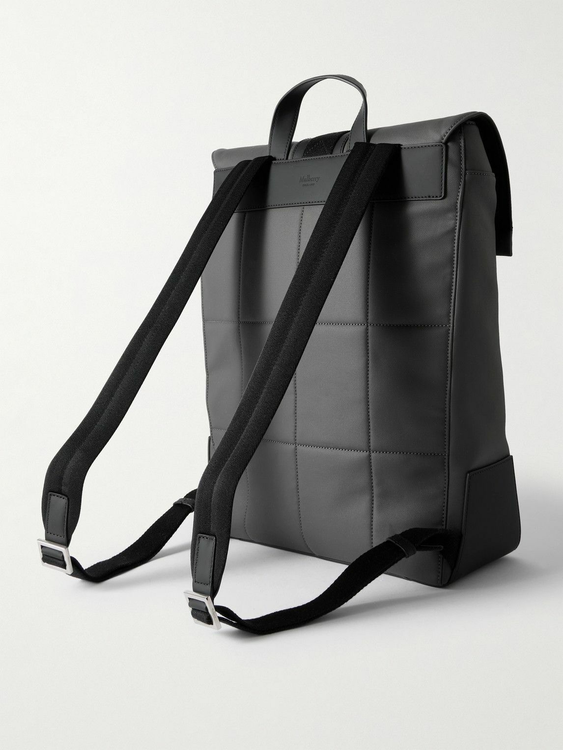 Mulberry - Dalston Leather-Trimmed Coated-Canvas Backpack