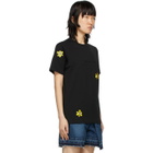 Perks and Mini SSENSE Exclusive Black Embroidered T-Shirt