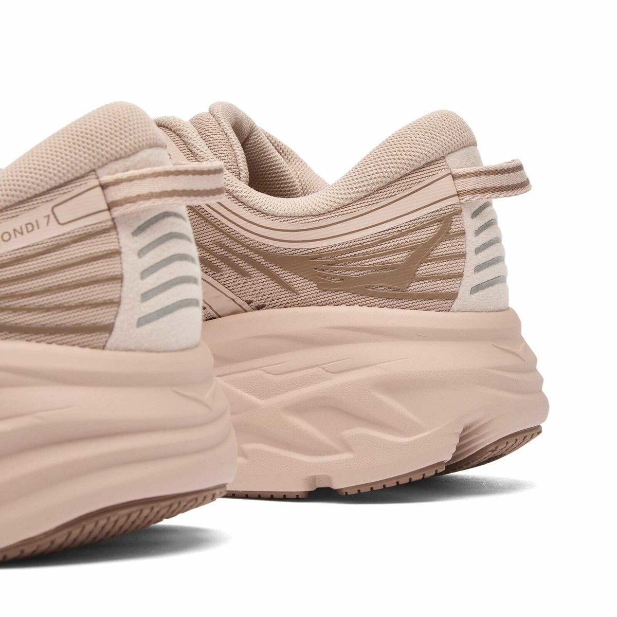 HOKA ONE ONE Women's Bondi 7 Sneaker in Date Sugar/Date Syrup