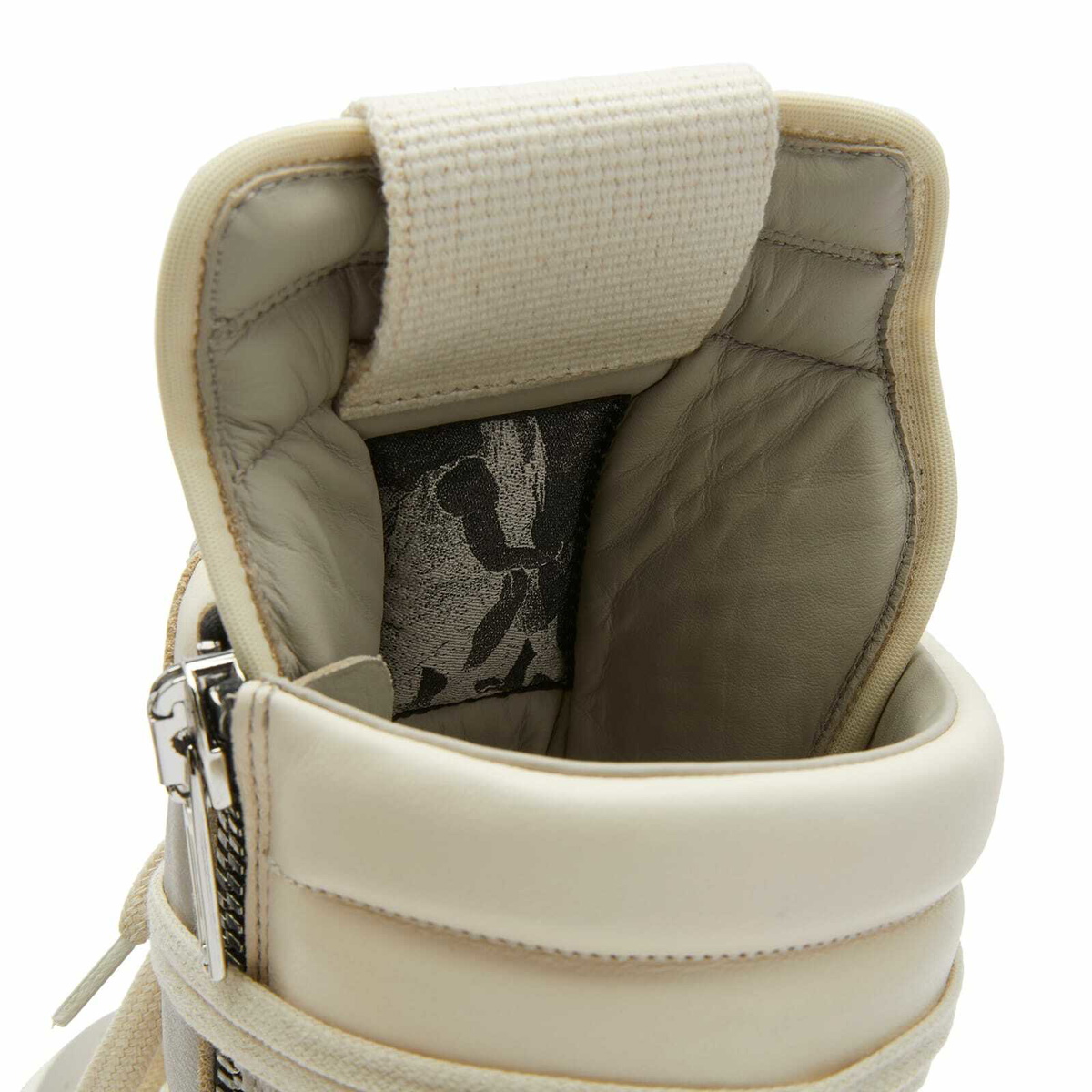 Rick Owens Women's Geobasket Sneakers in Pearl