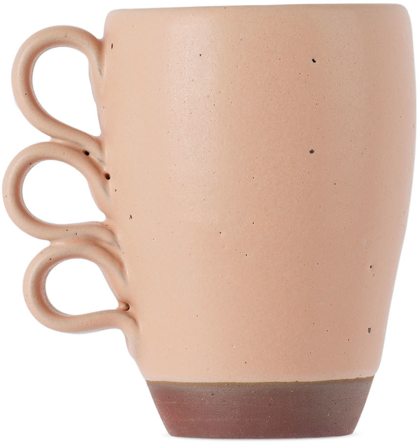 Perla Valtierra Pink Ribete Rosetta Mug