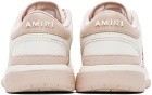 AMIRI White & Pink Classic Low Sneakers
