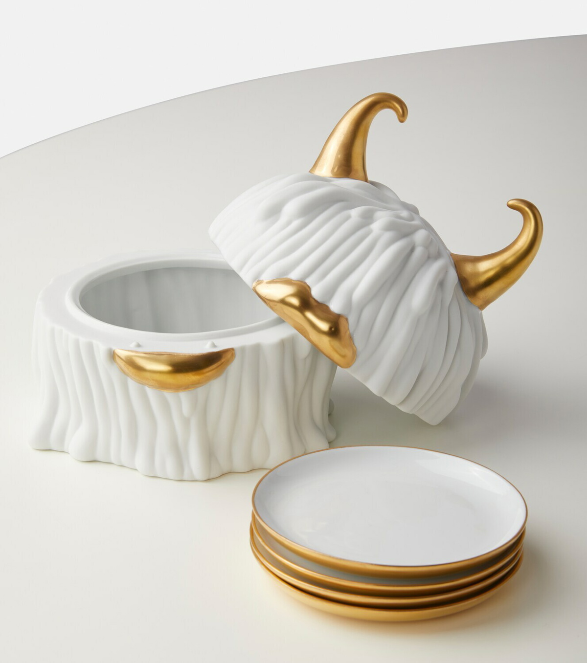 L'Objet - Lynda box and set of 4 plates