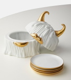 L'Objet - Lynda box and set of 4 plates