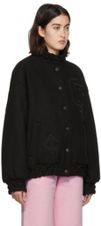 Opening Ceremony Black Varsity Jacket