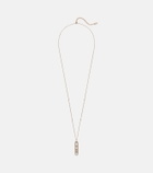 Messika Move 10th 18kt rose gold pendant necklace with diamonds