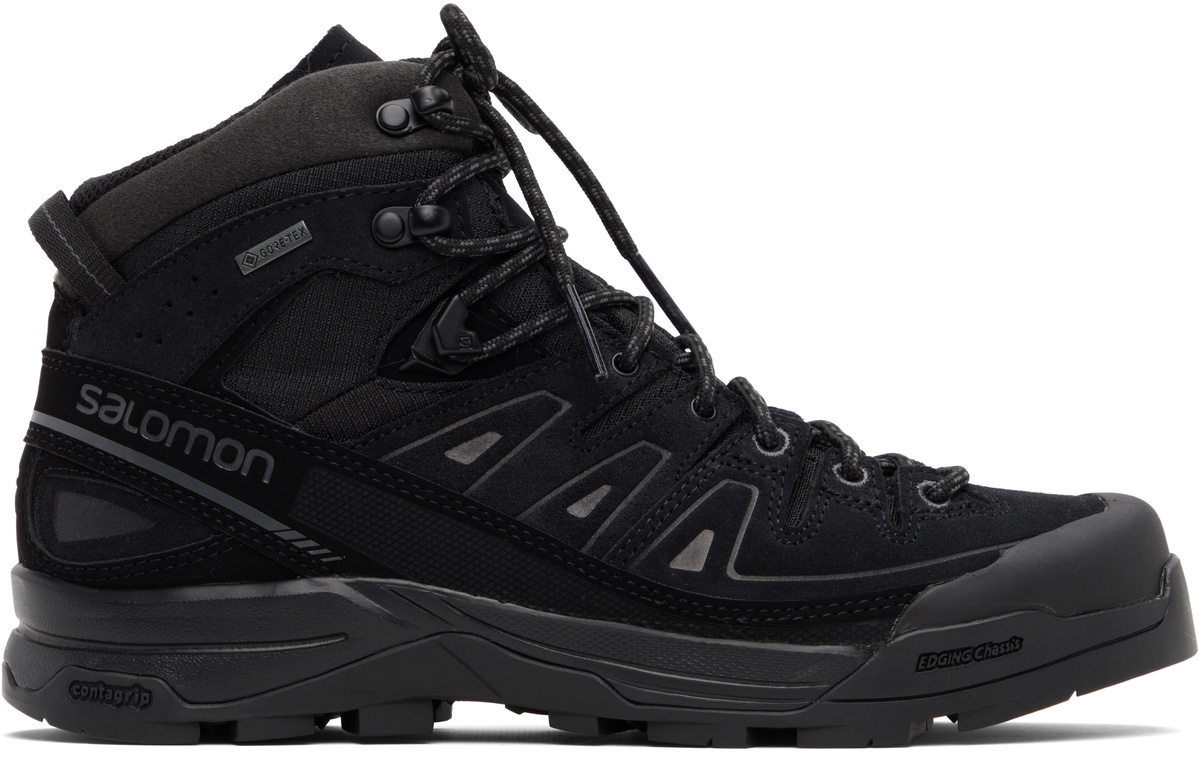 Salomon Black X-ALP Mid Leather GORE-TEX Boots Salomon display picture 3