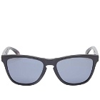 Oakley Men's Frogskins Sunglasses in Polished Black/Grey