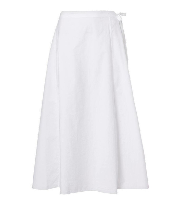 Photo: The Row Fleur cotton midi skirt