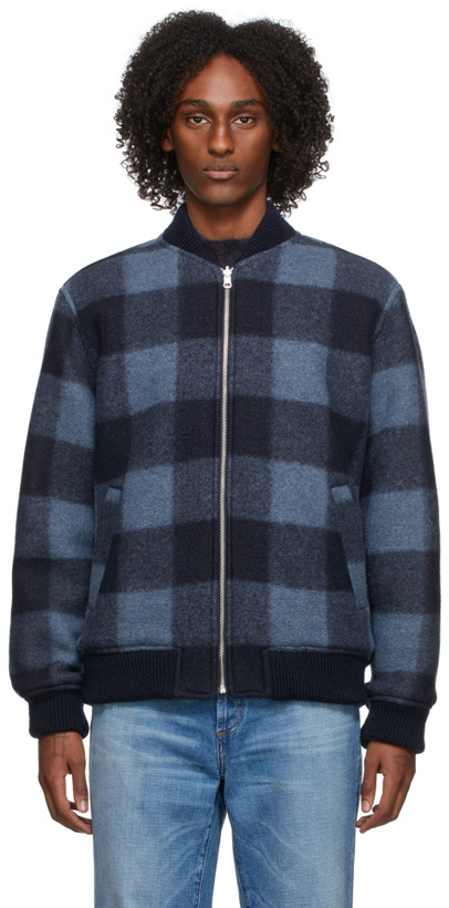 Photo: Isabel Marant Reversible Navy Check Kalpon Jacket