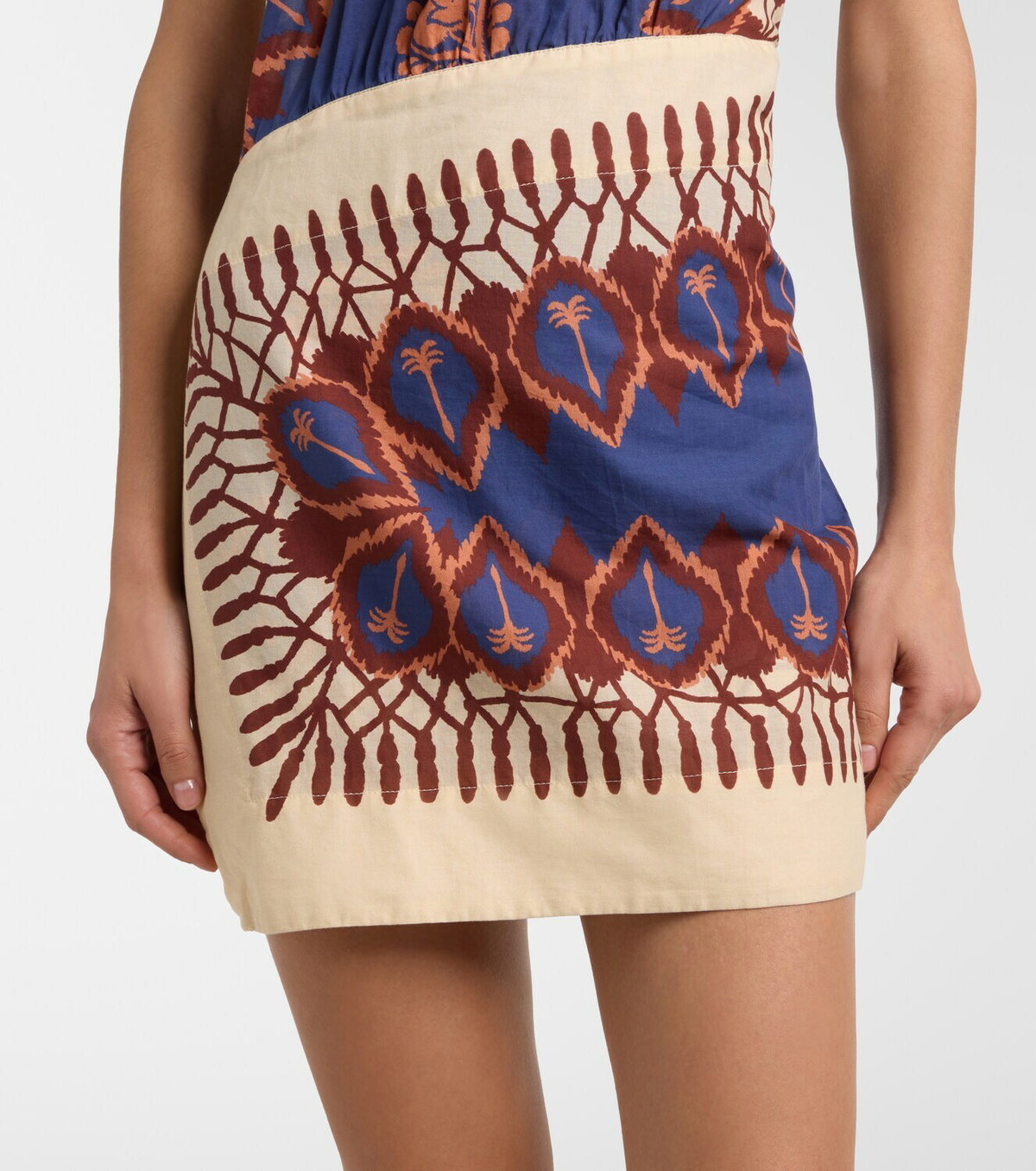 Johanna Ortiz Printed cotton minidress