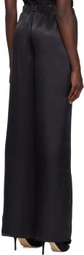 Ludovic de Saint Sernin Black Elasticized Waistband Trousers