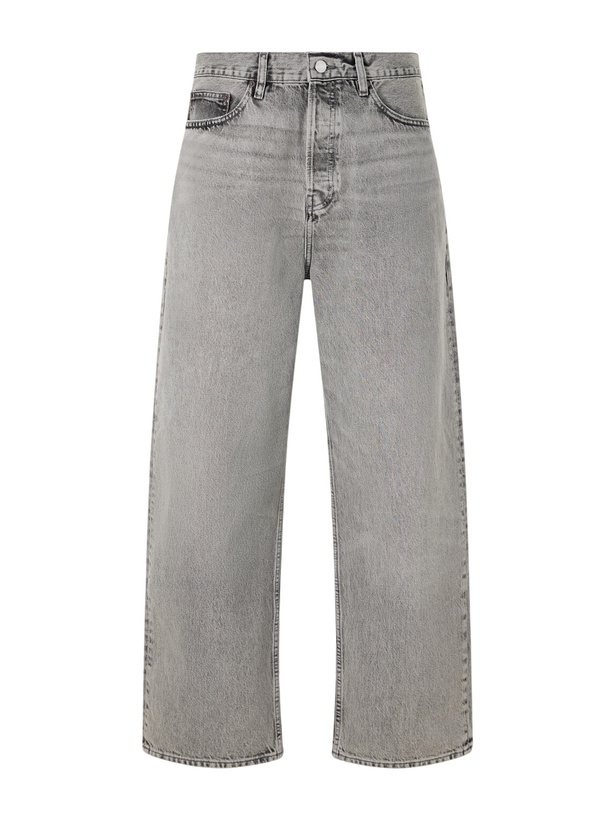 Photo: FRAME - Wide-Leg Jeans - Gray
